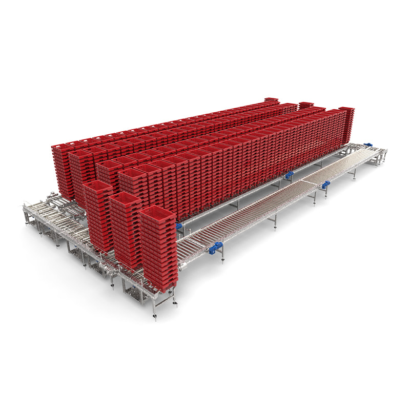 เครื่อง Crate Stack (unstack)